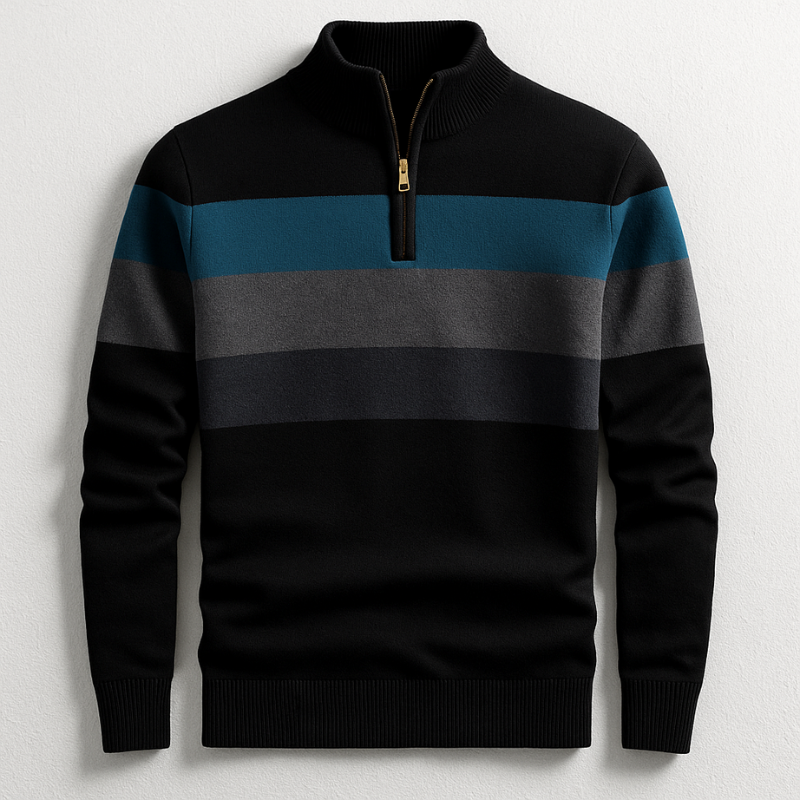 Cosy knit ribbed jumper for men | Bradford -6