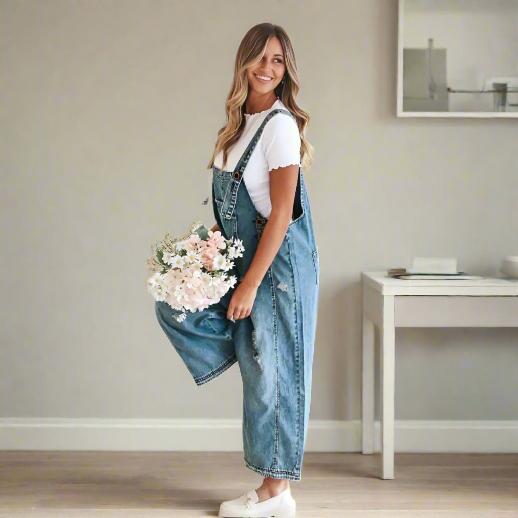 Classic elegant feminine jumpsuit for women | Carmelita -6