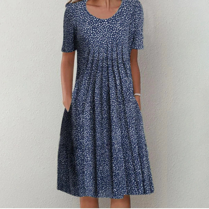 Classic elegant relaxed dress for women | Gigi -5