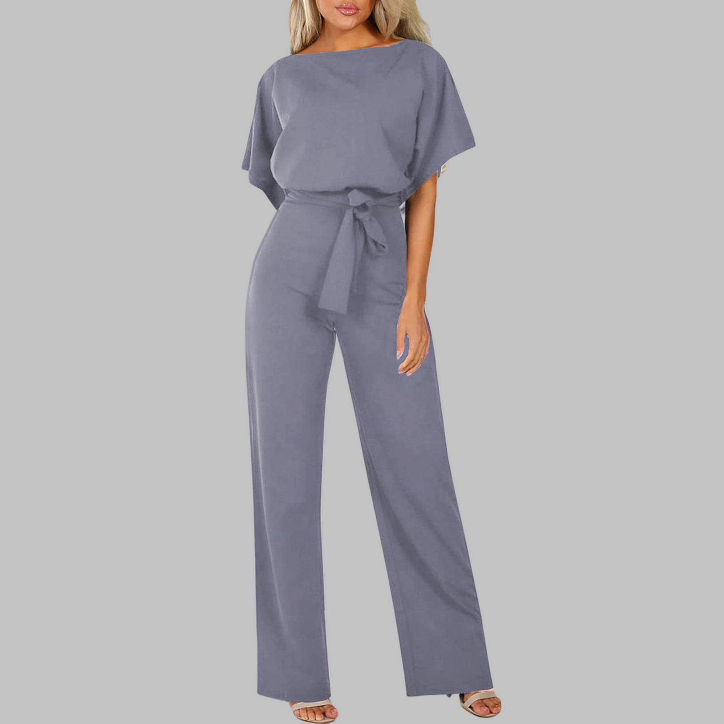 Elegant feminine relaxed jumpsuit for women | Wannon -10