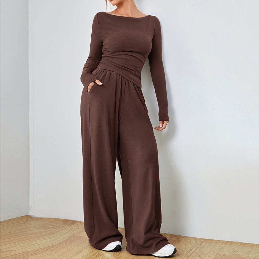 Classic smart relaxed trousers for women | Dantara -6