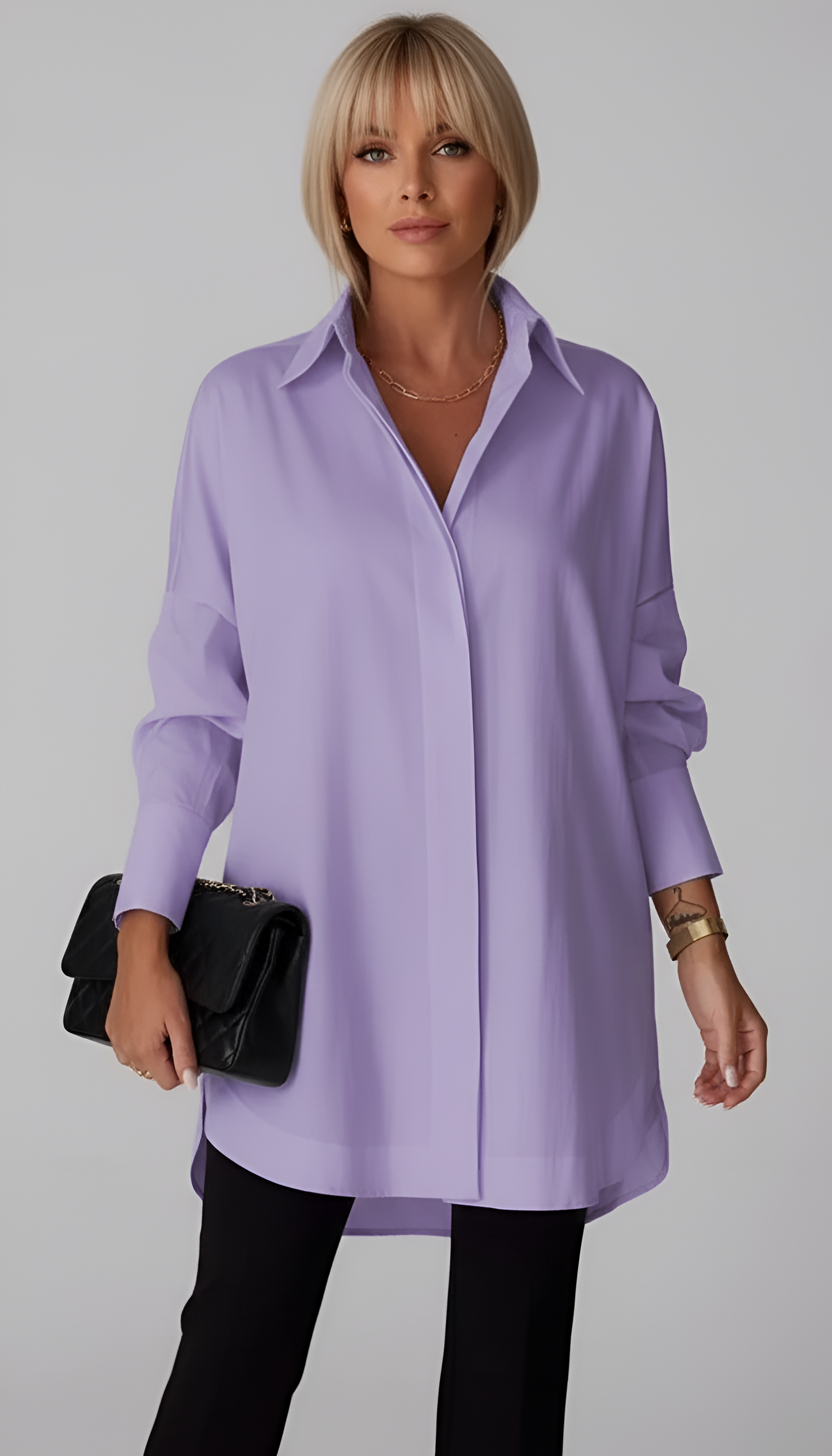 Soft everyday relaxed top for women | Valerios -10