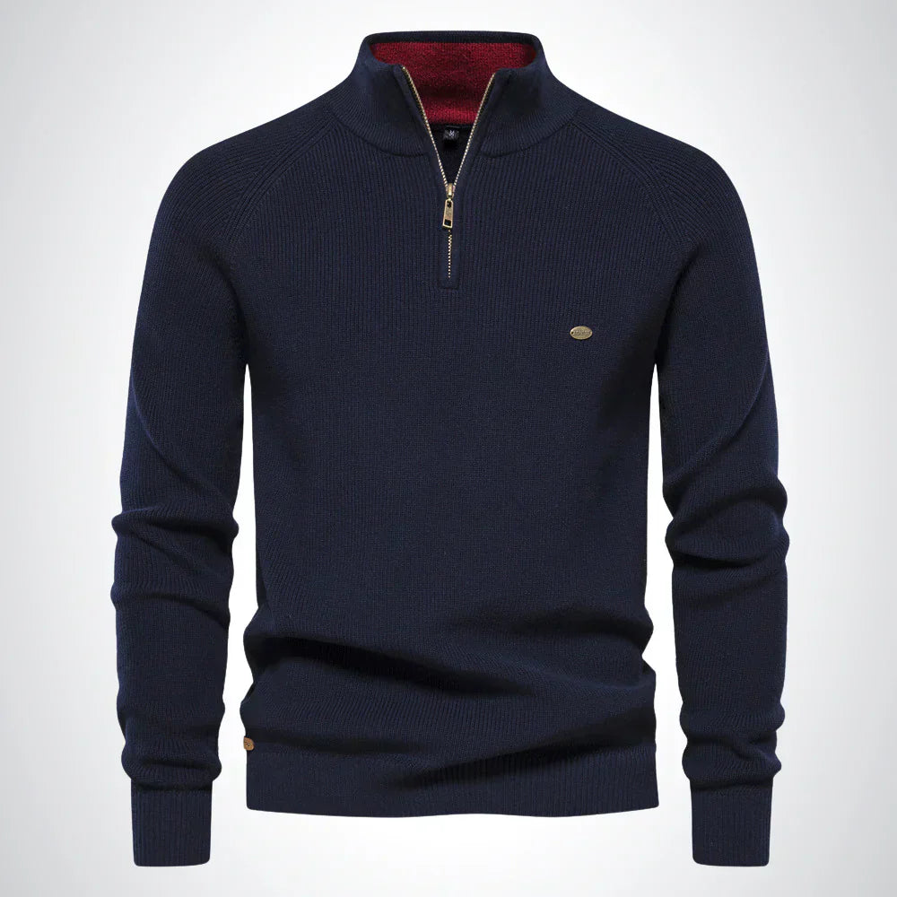Classic cosy knit jumper for men | Calder -5