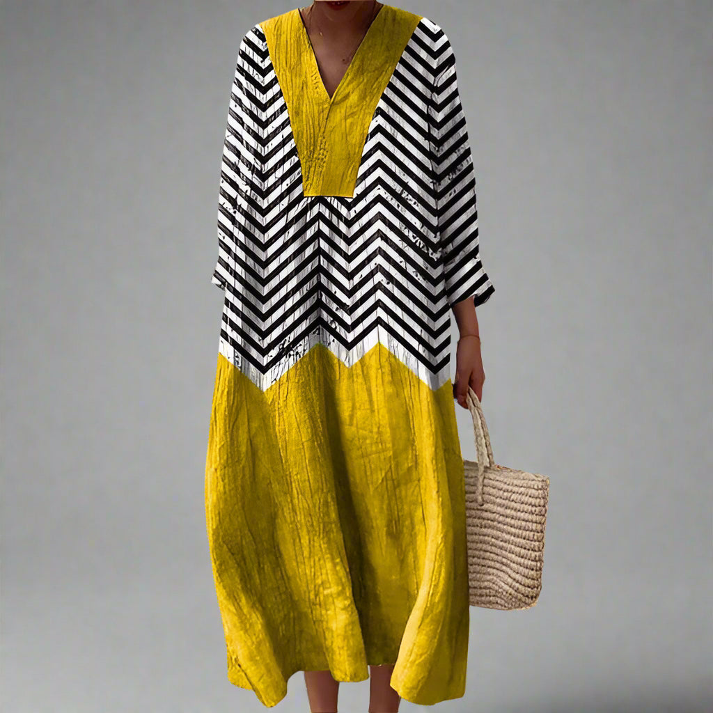 Classic elegant flowy dress for women | Ainsley -1
