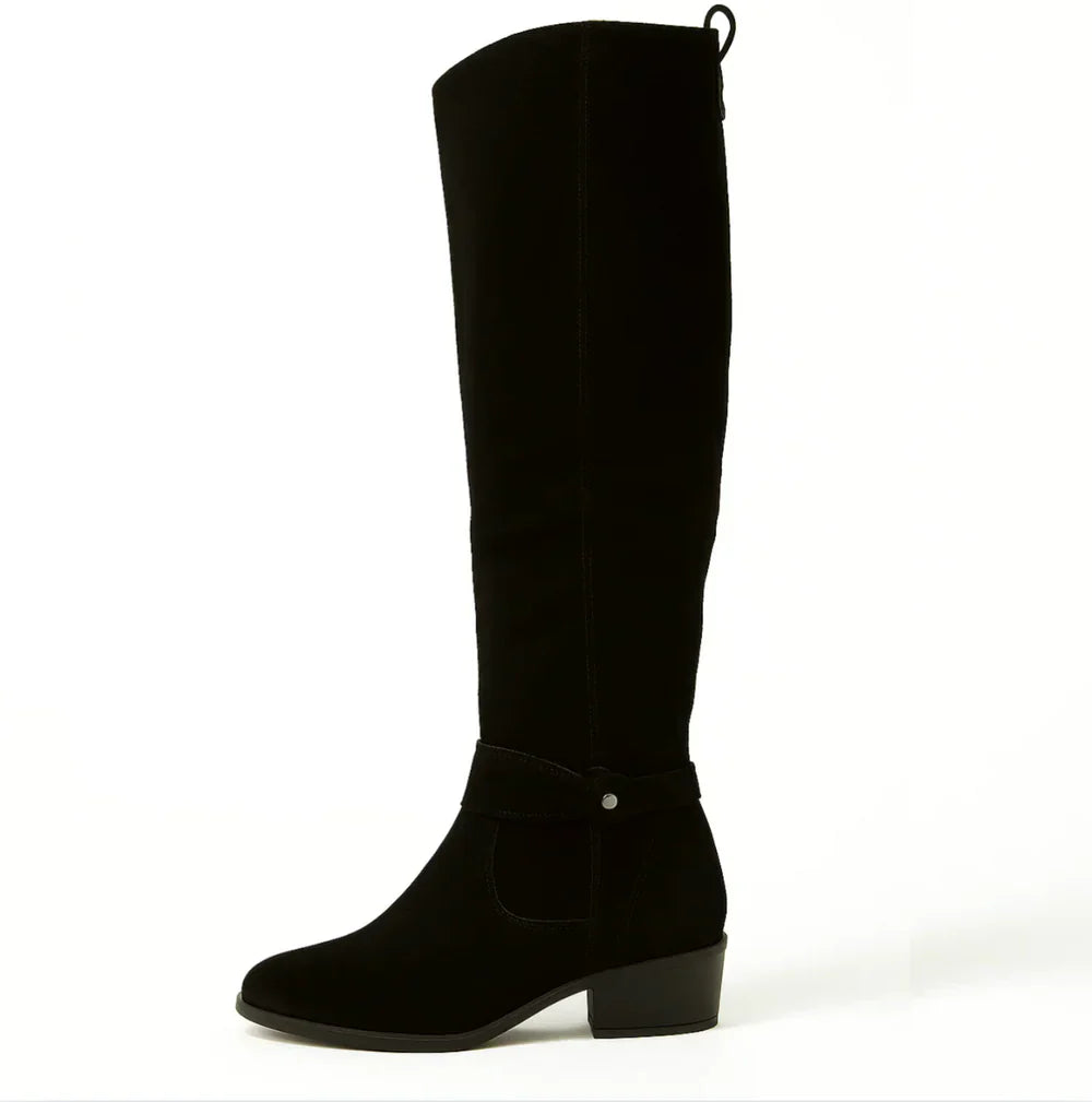 Comfortable rugged leather boots for women | Megan -12