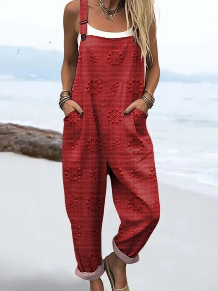 Classic elegant relaxed jumpsuit for women | Aria -4