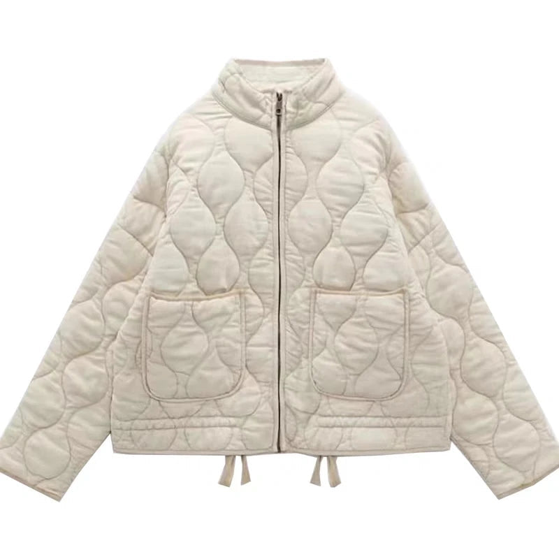 Lightweight everyday quilted puffer jacket for women | Althea -4