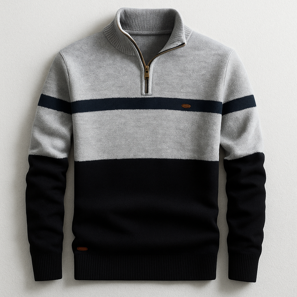 Classic cosy knit jumper for men | Elston -6