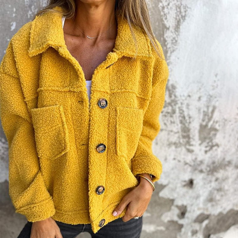 Classic warm insulated coat for women | Camille -8