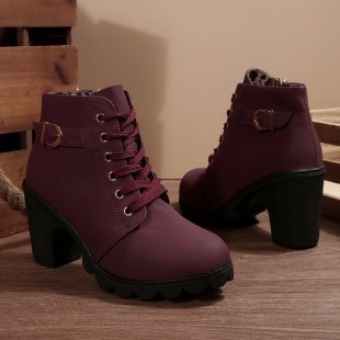 Heritage comfortable leather boots for women | KATNI -6