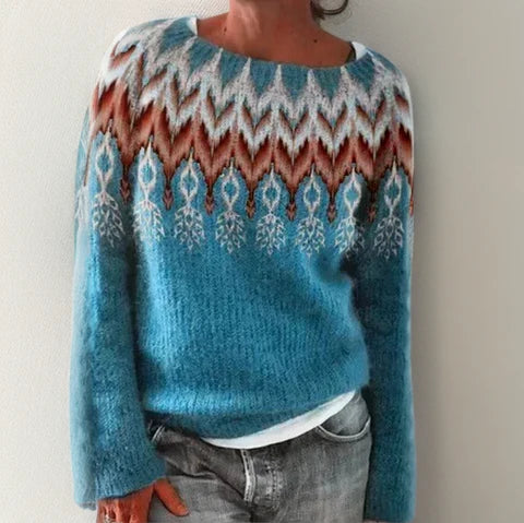 Classic soft cosy jumper for women | Medea -1