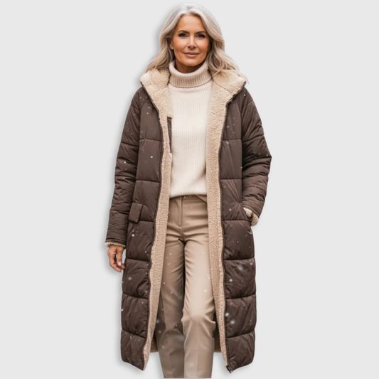 Elegant tailored insulated coat for women | Eleanor -1