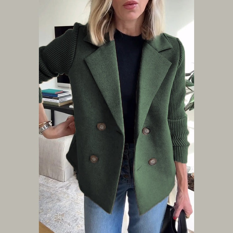 Classic fitted structured blazer for women | Alesia -11