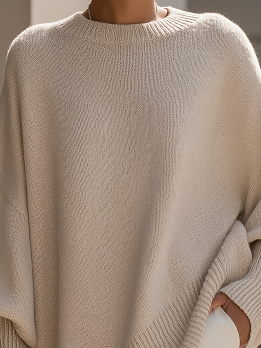 Cosy knit ribbed jumper for women | Claremont -9