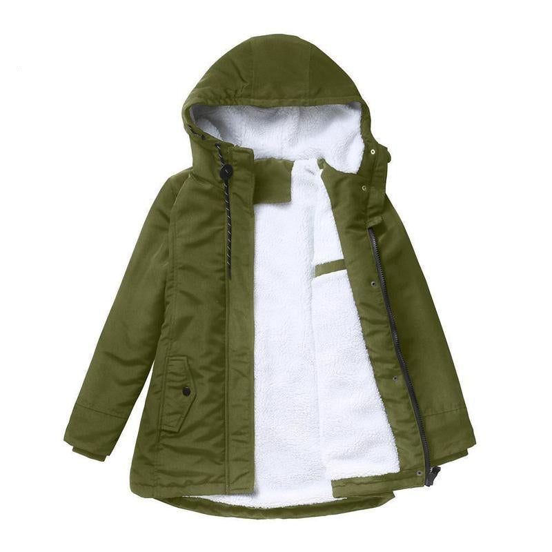 Elegant warm tailored coat for women | AMINA -4