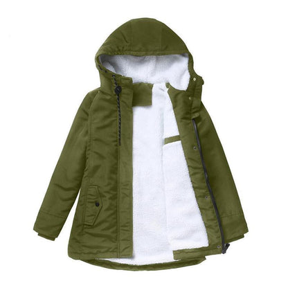 Elegant warm tailored coat for women | AMINA -4