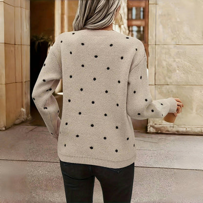 Classic knit ribbed jumper for women | Lunette -8