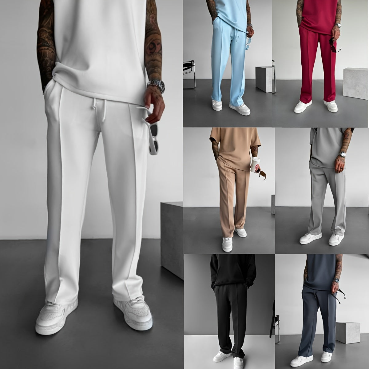 Smart everyday tailored trousers for men | Ellison -18