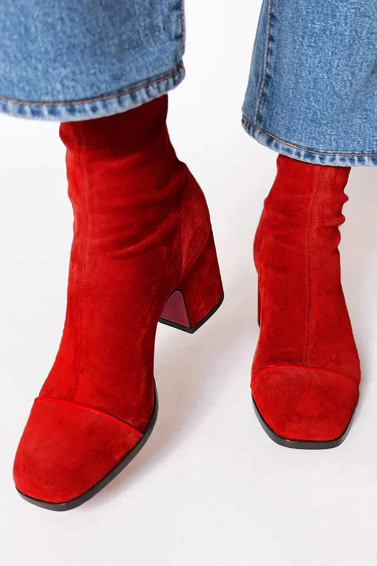 Classic rugged leather boots for women | Aria -3