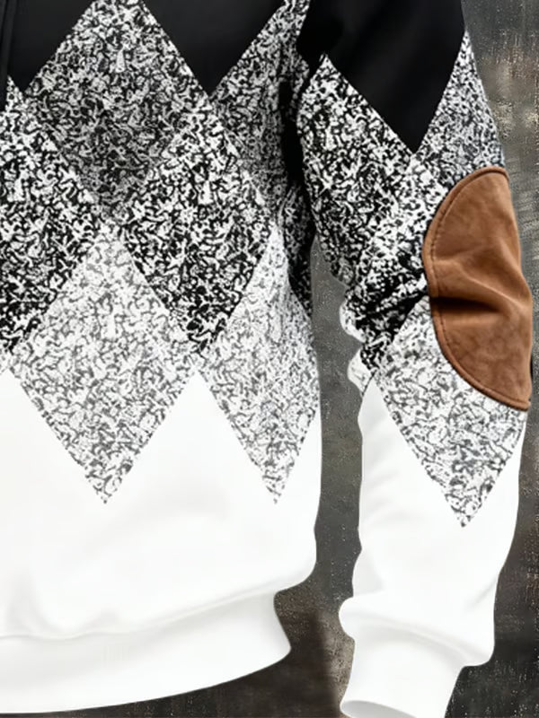 Relaxed knit ribbed jumper for men | Zanik -5
