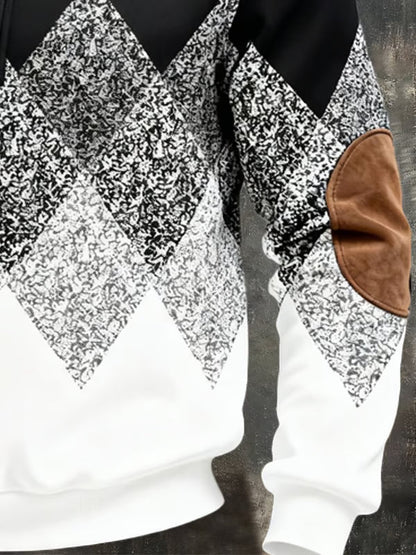 Relaxed knit ribbed jumper for men | Zanik -5