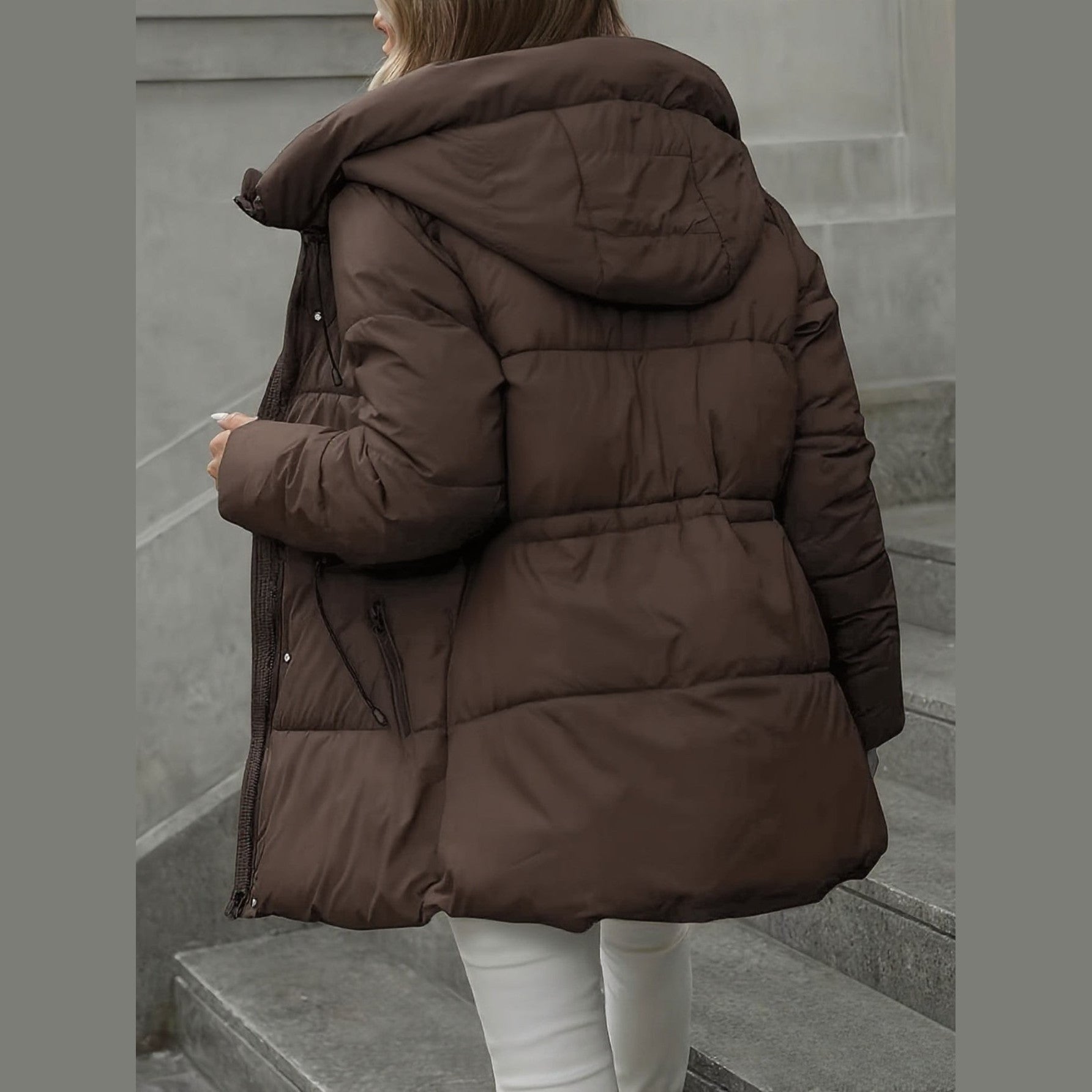 Classic everyday insulated parka for women | Aurora -8