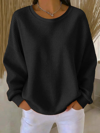 Classic cosy ribbed jumper for women | Nora -6