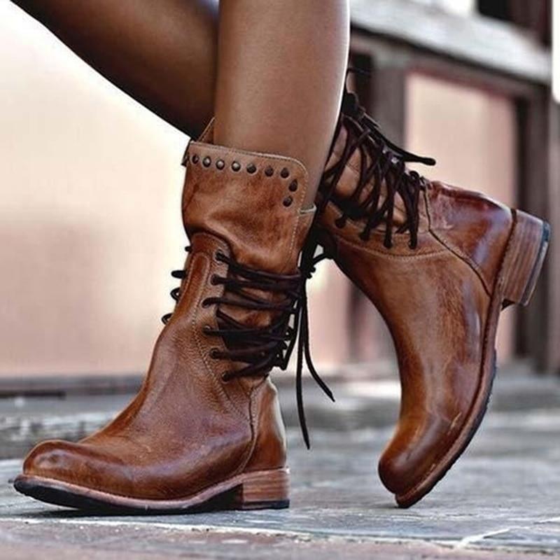 Classic everyday leather boots for women | Grace -1