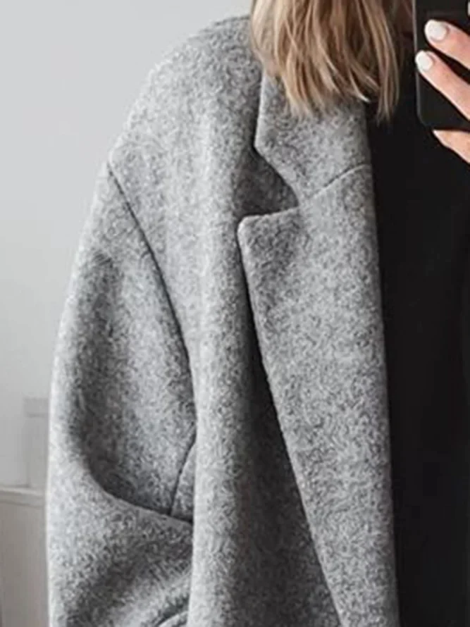 Classic tailored longline overcoat for women | Harper -3