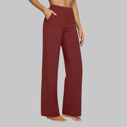 Classic everyday relaxed trousers for women | Adele -10
