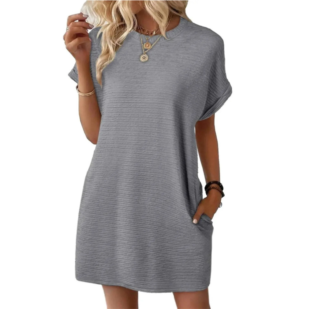 Classic everyday relaxed dress for women | EVASHA -10