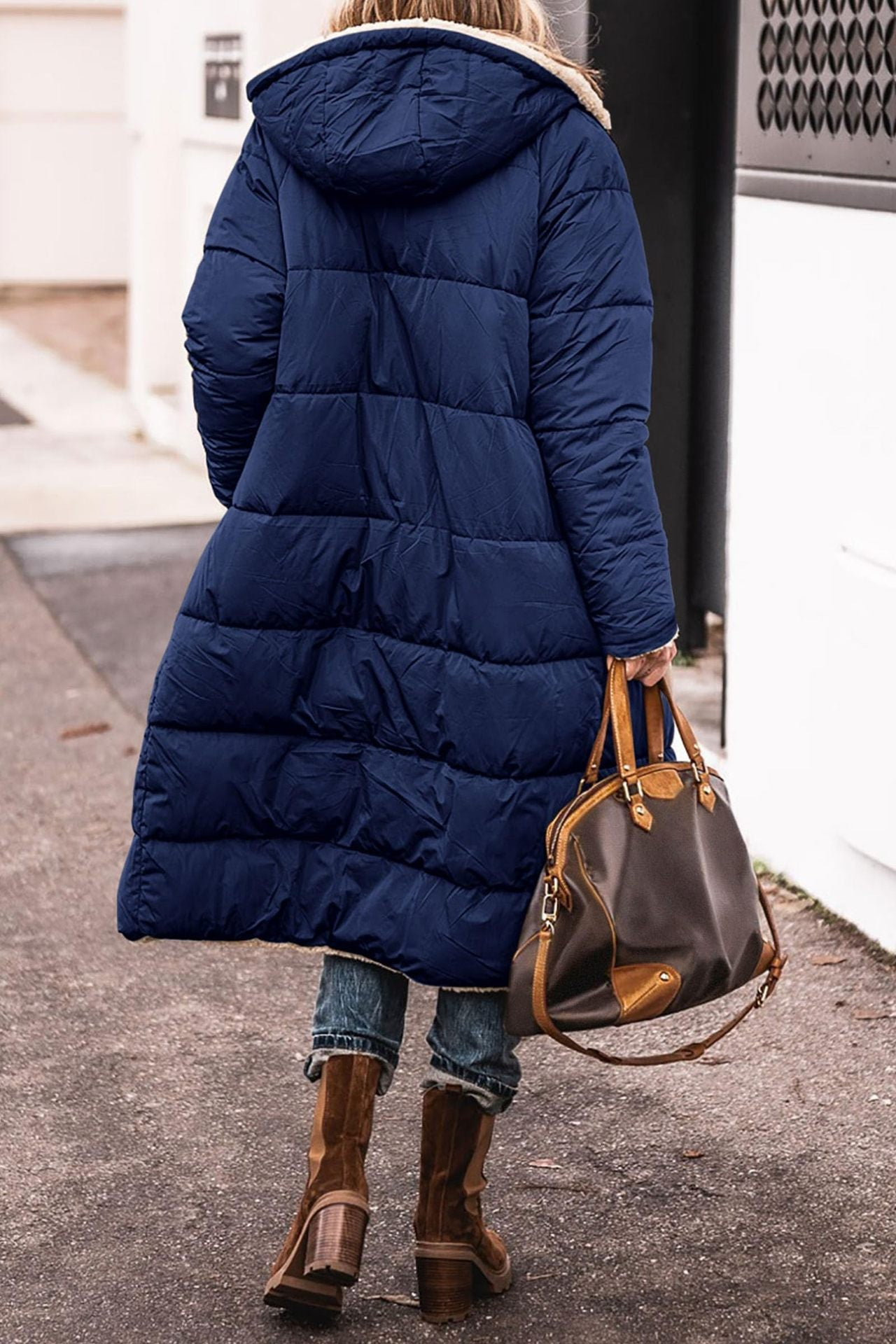 Elegant tailored insulated coat for women | Sasha -7