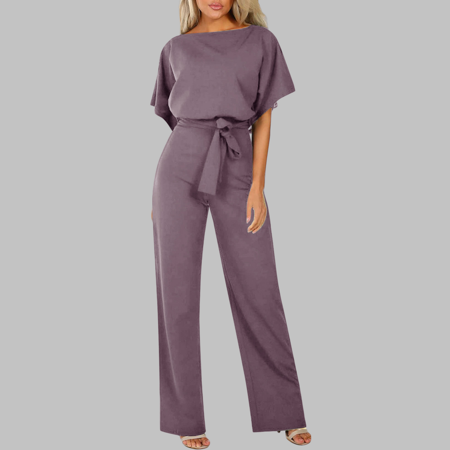 Elegant feminine relaxed jumpsuit for women | Wannon -1