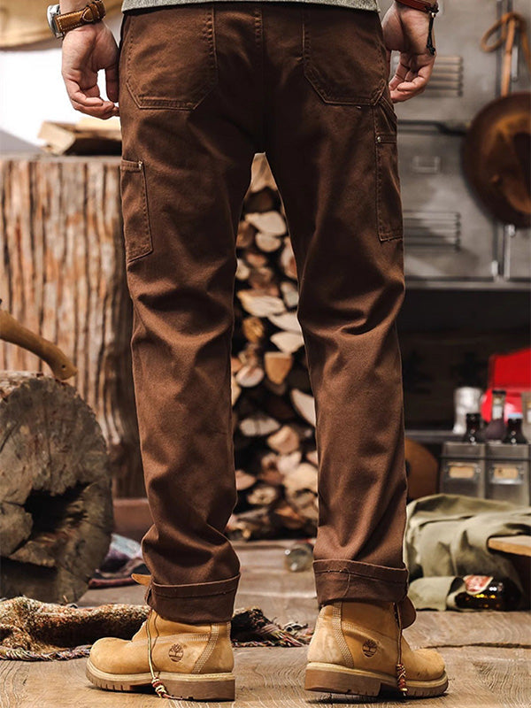 Classic utility relaxed cargo trousers for men | Ridge -8