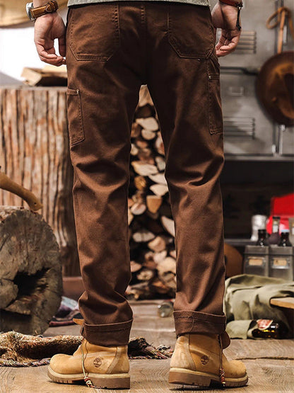 Classic utility relaxed cargo trousers for men | Ridge -8