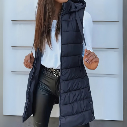Warm lightweight quilted puffer jacket for women | Zyric -5