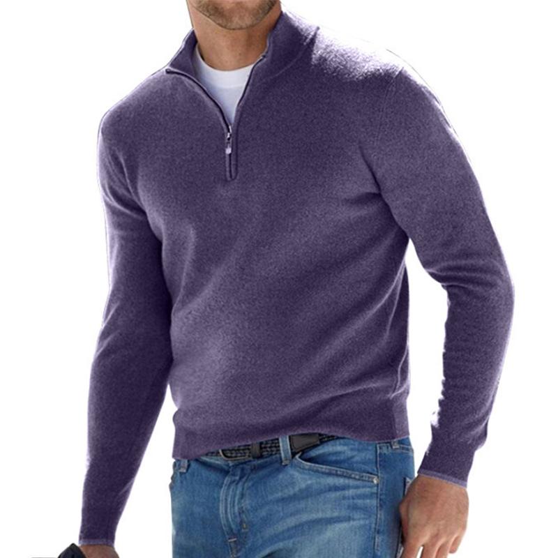 Soft relaxed knit jumper for men | Harris -7