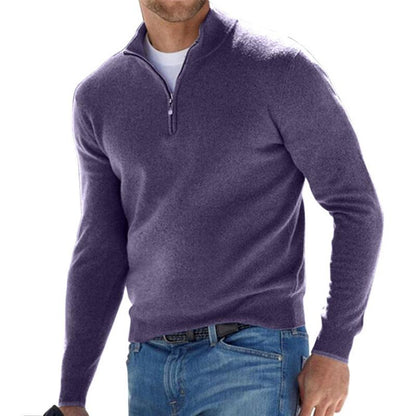 Soft relaxed knit jumper for men | Harris -7