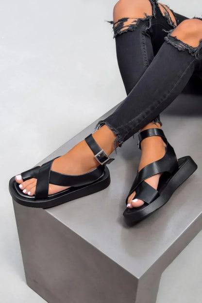 Classic comfortable summer sandals for women | Hallie -2