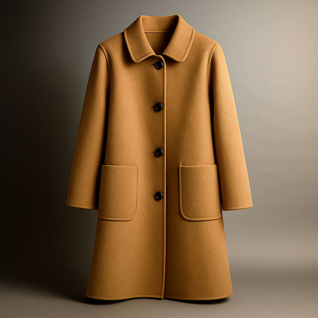 Classic elegant tailored coat for women | Elio -2