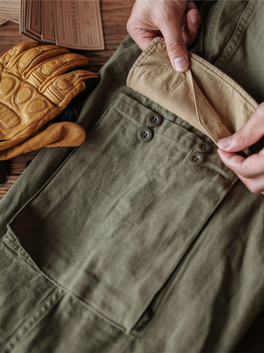 Classic utility everyday cargo trousers for men | M-47 -11