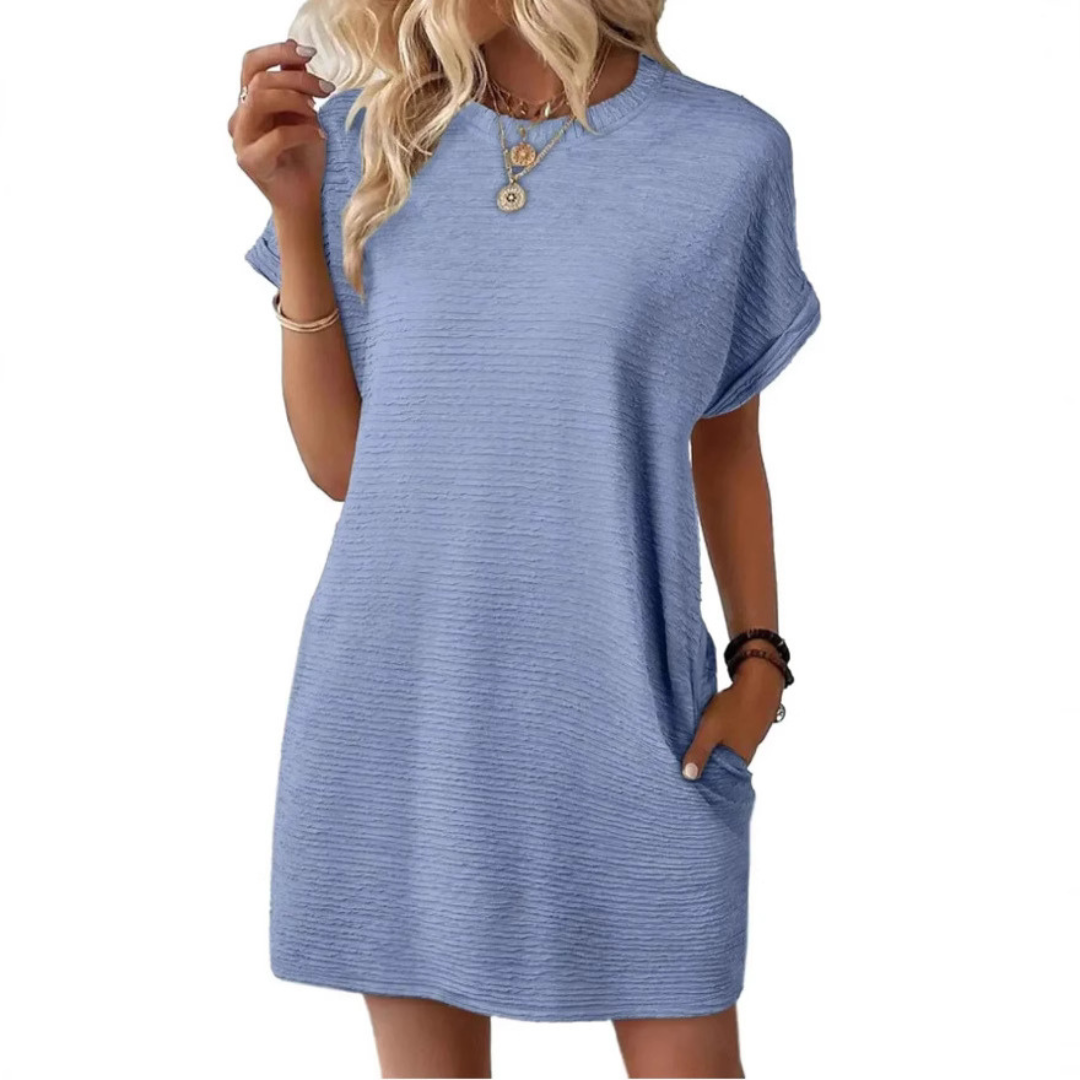 Classic everyday relaxed dress for women | EVASHA -11