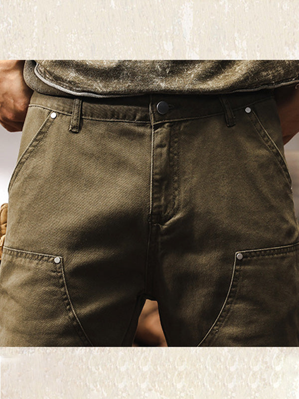 Classic utility relaxed cargo trousers for men | Ridge -9