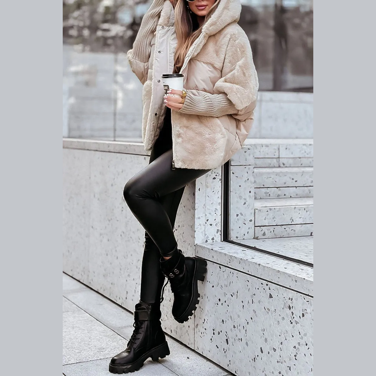 Classic refined casual bomber jacket for women | Hester -8