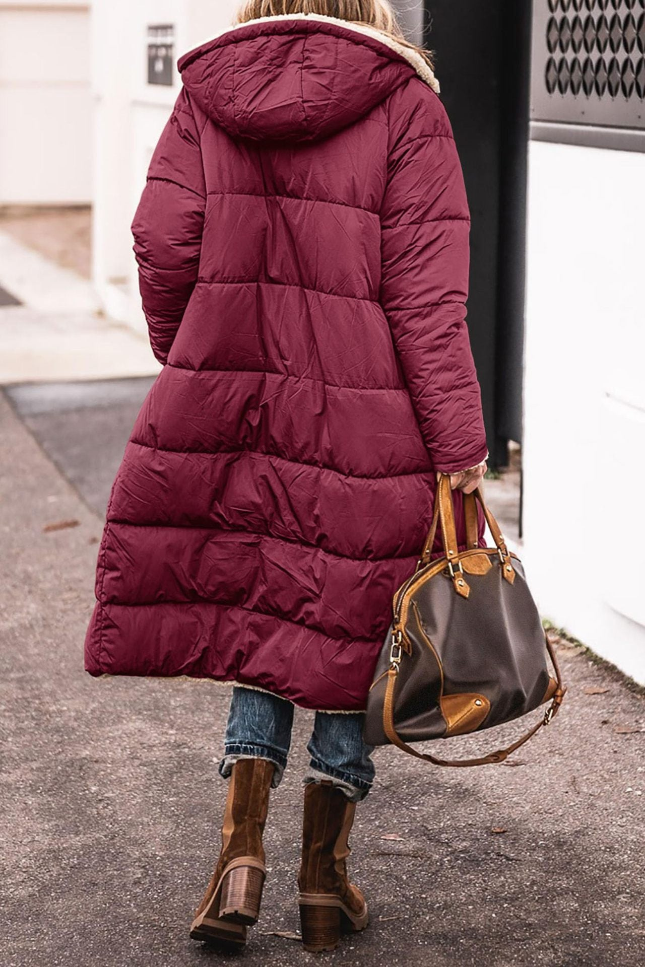 Elegant tailored insulated coat for women | Sasha -8