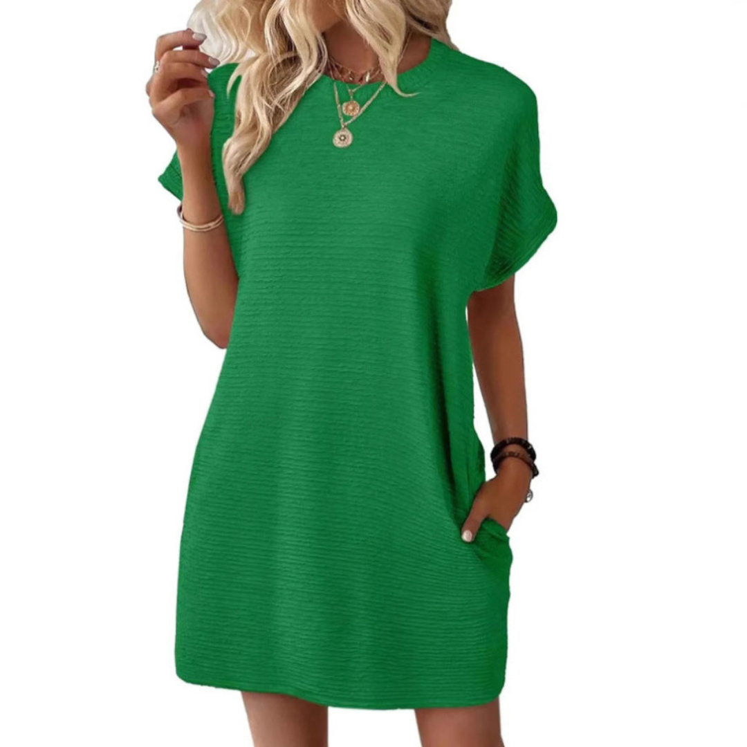 Classic everyday relaxed dress for women | EVASHA -12