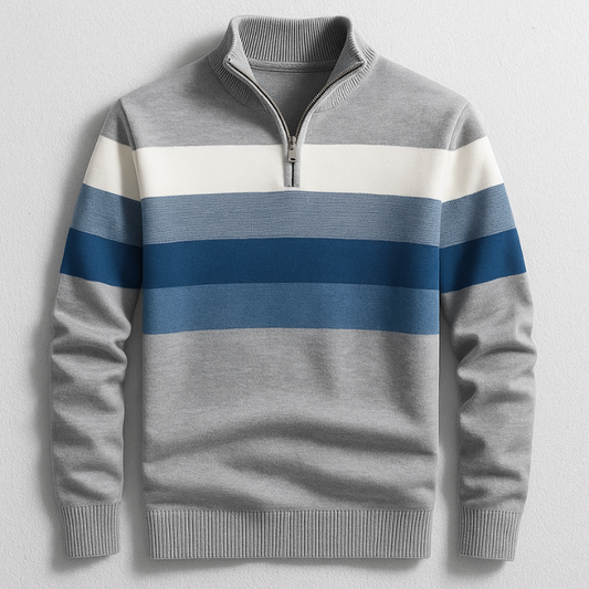 Cosy knit ribbed jumper for men | Bradford -1