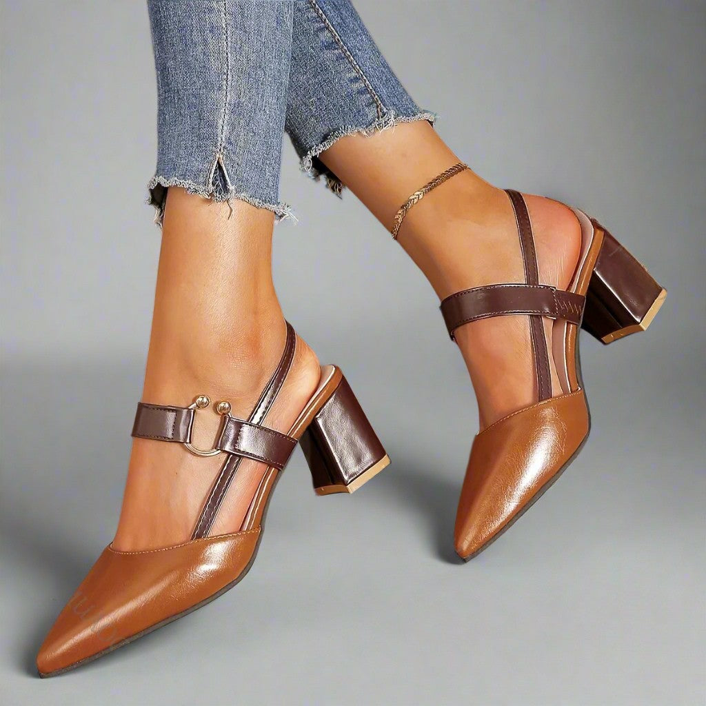 Classic elegant everyday heels for women | Elowen -1