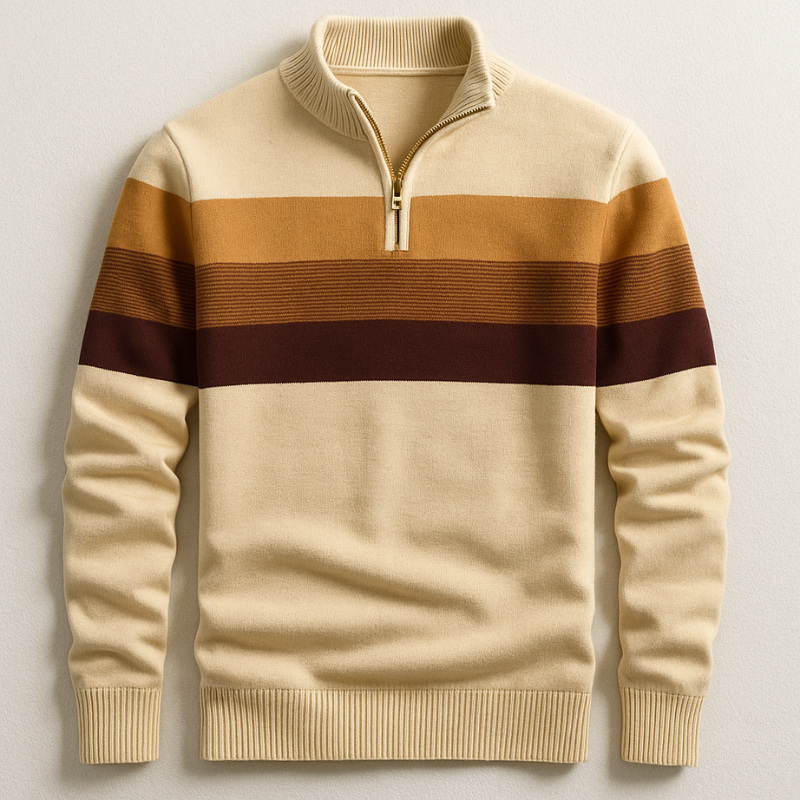 Cosy knit ribbed jumper for men | Bradford -4