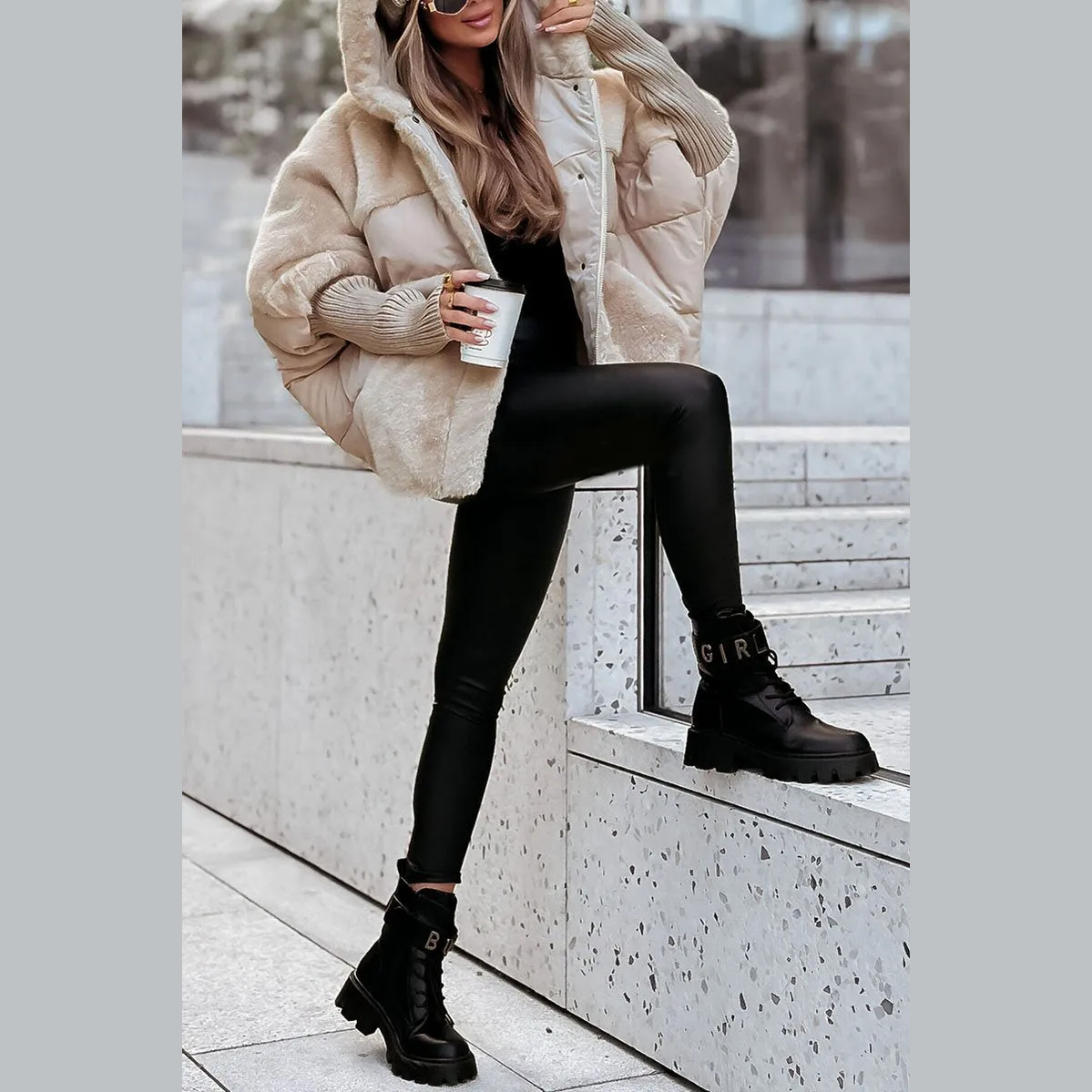 Classic refined casual bomber jacket for women | Hester -10